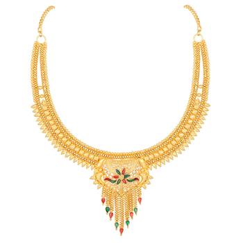 Gold necklaces 5