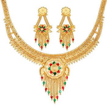 Gold necklaces 1
