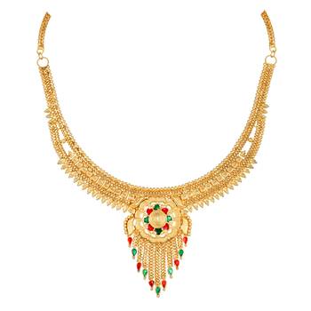 Gold necklaces 5
