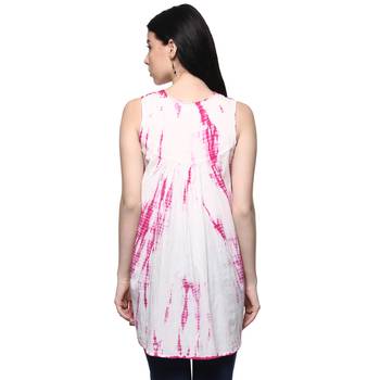 White printed cotton kurtas-and-kurtis 3