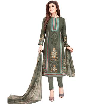 Multicolor printed crepe salwar 2