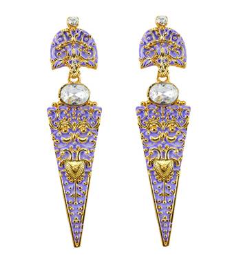 Purple Earrings 1