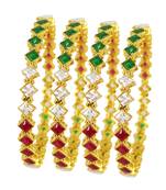 Multicolor Bangles And Bracelets