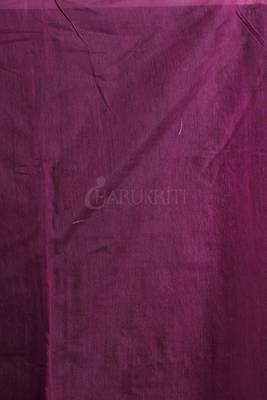 Aorora Pink Blended Cotton Saree With Geometric Pallu 3