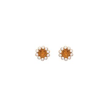 Gold crystal necklace-sets 3