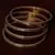 Sapphire Stone Embellished Two Pairs of American Diamond Bangles BD373