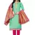 Sea-Green Woven Jacquard Salwar