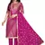 Pink Embroidered Cotton Salwar