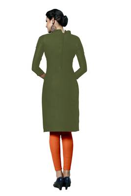 Green Embroidered Cotton Salwar 3