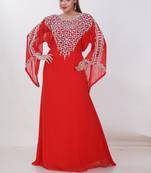 Dubai Kaftan Women Dress Moroccan Caftan Long Farasha Maxi Dress Al190