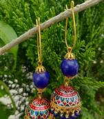 Blue jhumkas