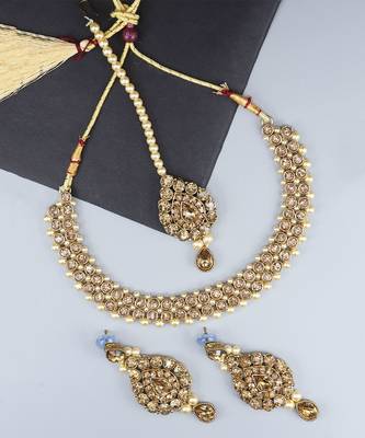 Gold Kundan Necklace Sets 2