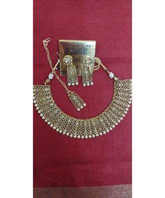 gold stone necklace sets 4