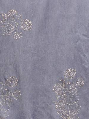 Grey Golden Handblock Print Palazzo Suit Set 4