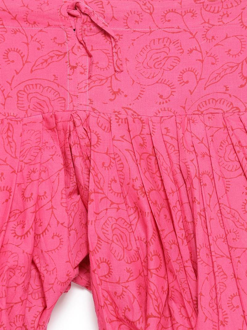 Rani Handblock Print Patiala Suit Set