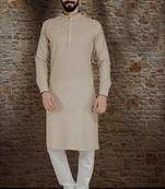 Brown Stylish And Fancy Kurta Pyjama