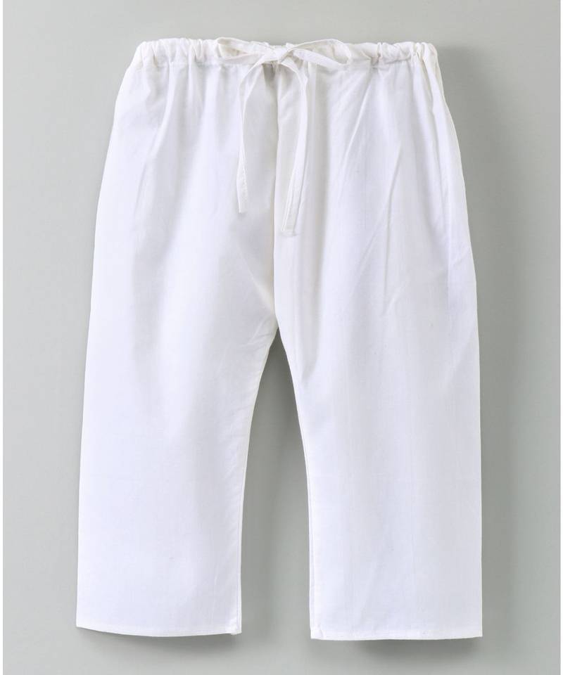 Leaf Printed Kurta With White Pajama