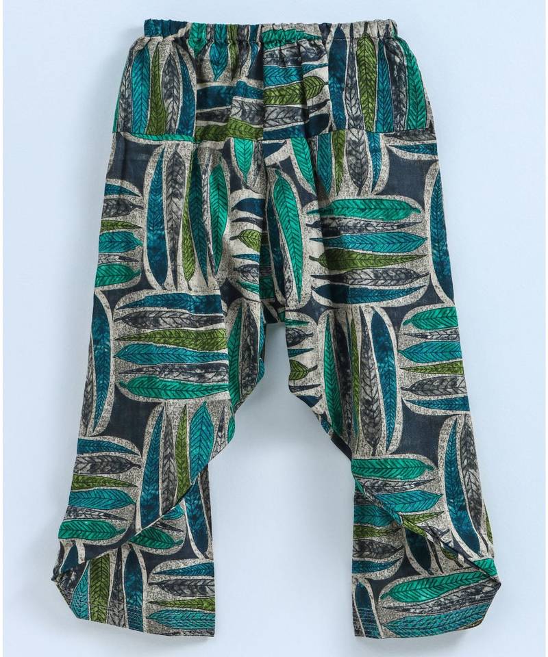 Green Semi Patiala Salwar With Green Top And Pink Dupatta