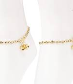 White diamond anklets