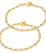 White diamond anklets