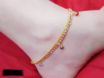 Multicolor diamond anklets 1