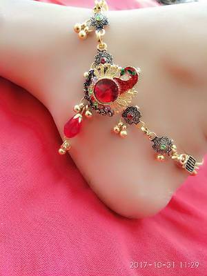 Multicolor diamond anklets 1