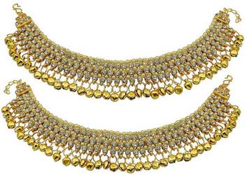 White diamond anklets 1