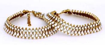 White diamond anklets 1