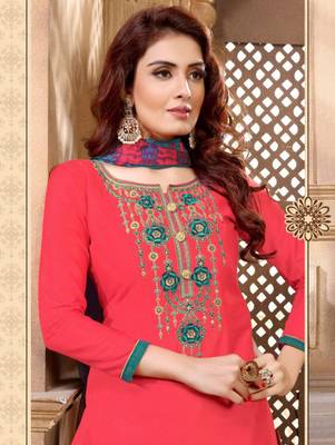 Dark Pink Heavy Embroidery Patiala Suit 2