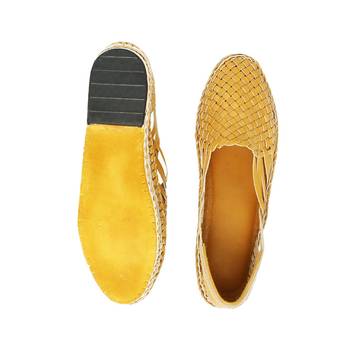 Yellow Mens shoe 4