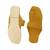 Yellow Womens Leather Chappal