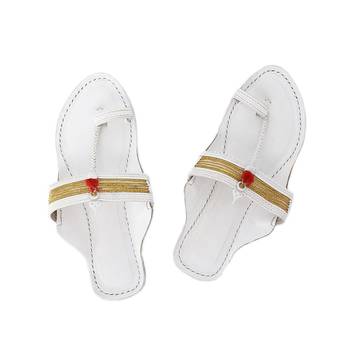 White Women sandal 1