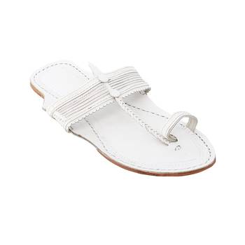 White Women sandal 2