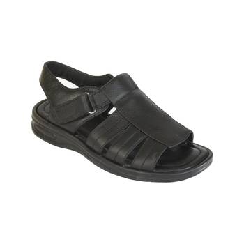 Black Brown Mens Sandals 2