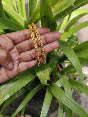 Gold Plated Bangles Set Of 2 2