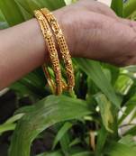 Gold Plated Bangles Set Of 2