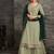 Olive Green Faux Georgette Designer Sharara Suit 