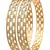 Gold Plated Stone Studded Bangles Set Of 2