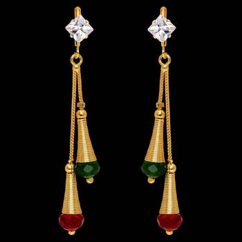 Maroon Danglers Drops 2