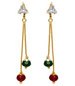 Maroon Danglers Drops