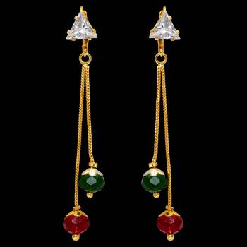 Maroon Danglers Drops 2
