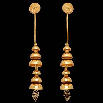Gold Danglers Drops 2
