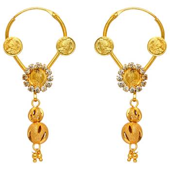 Gold Danglers Drops 1