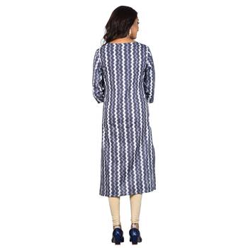 Multicolor printed cotton ethnic-kurtis 2