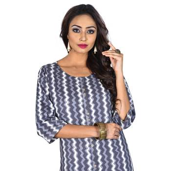 Multicolor printed cotton ethnic-kurtis 4