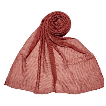 Maroon Stole For Women Premium Crush Diamond Stole 1