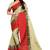 Cream Weaving Embroidered Cotton Saree With Blouse
