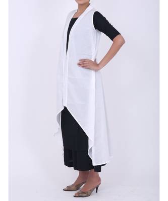 White cotton shrug 3