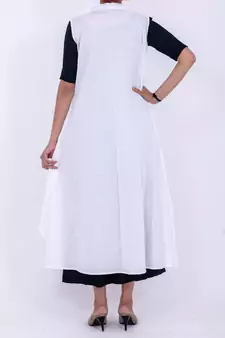 White cotton shrug