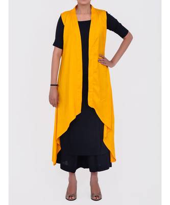 yellow rayon shrug 1